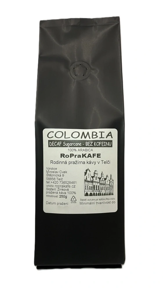 COLOMBIA Excelso DECAF Sugarcane